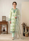 EMBROIDERED LAWN UNSTITCHED SUIT – 3 PIECE