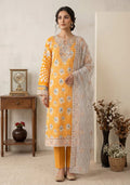 EMBROIDERED LAWN UNSTITCHED SUIT – 3 PIECE